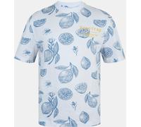 Firetrap Fruit All Over Print Oversized T-Shirt Blanc XL Male