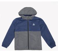 Firetrap Lightweight Water Resistant Wind Resistant Long Sleeve Windbreaker Navy / Grey 6-7 Male