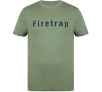 Firetrap Large Logo T-Shirt Mens Kaki L Male