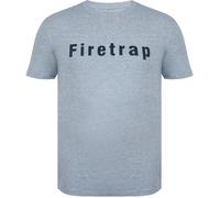 Firetrap Large Logo T-Shirt Mens Marl gris M Male