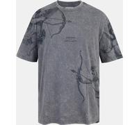 Firetrap Acid Wash Oversized T-Shirt Chérubin 2XL Male