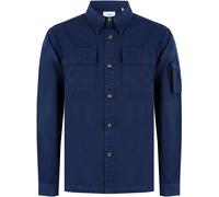Firetrap Andor Cotton Long Sleeve Utility Overshirt Marine M Male