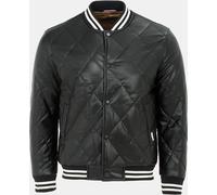 Firetrap Pu Quilt Jacket Mens Noir XXS Male