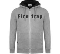 Firetrap Lined Hoodie Mens Marl gris XL Male