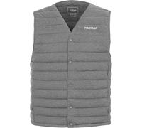 Firetrap Men's Padded Sleeveless Gilet Gris clair chiné 2XS Male