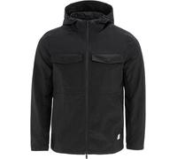 Firetrap Men's Windproof Hooded Long Sleeve Reflective Performance Training Jacket Noir S Male