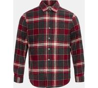 Firetrap Pattern Shirt Mens Noir/Rouge L Male