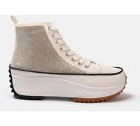 Firetrap Platform Hi Top Ladies Trainers Paillettes blanches 7 (40) Female