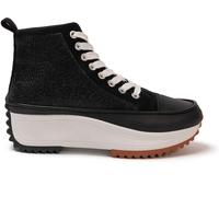 Firetrap Platform Hi Top Ladies Trainers Paillettes noires 9 (42) Female