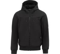 Firetrap Pocket Hooded Long Sleeve Softshell Jacket Noir 2XL Male