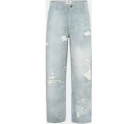 Firetrap Print Jeans Mens Bleu usé M Male