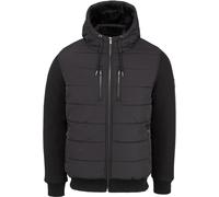 Firetrap Sartorial Padded Quilted Long Sleeve Hybrid Jacket Noir 3XL Male