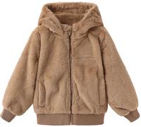 Firetrap Short Plush Long Sleeve Shearling Jacket Marron 5-6 ans Female