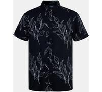 Firetrap Short-Sleeve Patterned Shirt Gris M Male