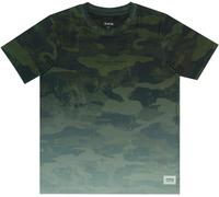 Firetrap Sub T Shirt Junior Boys Camo vert 9-10 ans Male