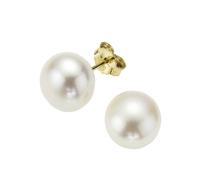 FIRETTI Boucles d'oreilles crème / or, Taille 5,5