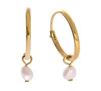 FIRETTI Boucles d'oreilles or / blanc, Taille One Size