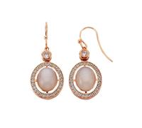 FIRETTI Boucles d'oreilles or rose / argent, Taille One Size