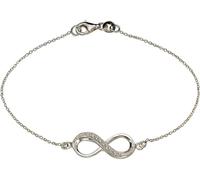 FIRETTI Bracelet argent / blanc, Taille One Size
