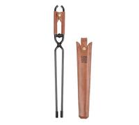 Firewood Tongs - Steel Metal Log Grabber | Anti-Slip Easy-to-Use High Temperature Resistant Durable Lightweight Charcoal Clip for Grilling, Cooking, Barbecue, Fireplace, Outdoor Fire Pit