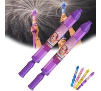 Firework Water Gun, New Romantic Fireworks Style Water Spray Toy for Couples, Fireworks Waters Spray Toy, High Pressure Pull-Out Sprinkler Sprays Toys for Bathing, Pool, Party (Purple*2)
