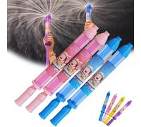 Firework Water Gun, New Romantic Fireworks Style Water Spray Toy for Couples, Fireworks Waters Spray Toy, High Pressure Pull-Out Sprinkler Sprays Toys for Bathing, Pool, Party (2Pink+2Blue)