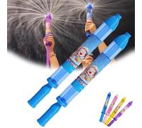 Firework Water Gun, New Romantic Fireworks Style Water Spray Toy for Couples, Fireworks Waters Spray Toy, High Pressure Pull-Out Sprinkler Sprays Toys for Bathing, Pool, Party (Blue*2)