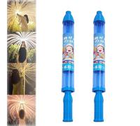 Firework Water Gun, Romantic Firework Style Water Spray Toy for Couples, Beach Pool Water Spray Toy, High Pressure Pull-Out Sprinkler Spray Toys for Bathing, Pool, Party (Blue*2)