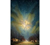 Fireworks Bursting Amongst Stars: Inspiring Wonder and Brilliance