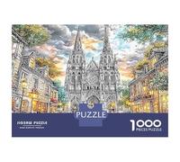 Fireworks Chathedral Puzzle 1000 Pièces Carton Premium pour Couples, Entraînement De Concentration, Loisir en Intérieur, pour Habitants D’Appartements s 70x50cm/1000pcs