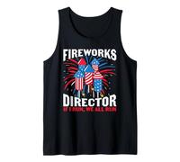 Fireworks Director If I Run We All Run 4th of July Patriotic Débardeur