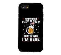 Fireworks Food Beer That's Why I'm Here Drinking 4th of July Coque pour iPhone SE (2020) / 7/8