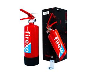 Firexo Extincteur (2 Liter) - Extincteur Maison Tous Feux, Batterie Lithium, Bureau, Cuisine, Voiture, Travail, Restaurant, Bateau - Fire Extinguisher for All Fires