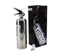 Firexo Extincteur (2 Liter) - Extincteur Maison Tous Feux en Acier Inoxydable, Batterie Lithium, Bureau, Cuisine, Voiture, Travail, Restaurant, Bateau - Fire Extinguisher for All Fires