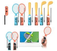 Firiorky 2025 Switch2 Sports Accessories Bundle pour Nntendo Switch2 Sports Games Kit, d'ensemble d'accessoires de Family Party 24 en 1 avec raquettes de golf Clubs de golf Soclettes