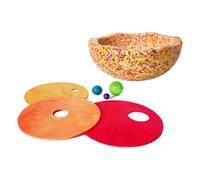 Firiorky Balance Training Game 3 Tailles Kids Sensory Toy Creative Educational Bel Maze Game pour la Formation de Concentration