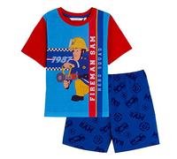 FIRMANSAM Pyjamas Courts Sam Le Pompier garçons Bleu 2-3 Ans