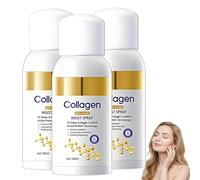 Firmea Collagen Spray,100 Ml Spray Hydratant Visage Infusé Au Collagène Raffermissant Anti-Âge,Serum Collagene Visage Pour Peaux Sèches Et Déshydratées,Protège La Peau De Perte D'humidité (3)