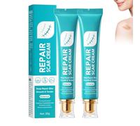 Firming&Repairing Lot de 2 crèmes réparatrices pour cicatrices chirurgicales, cicatrices perdues, convient pour les nouvelles et anciennes cicatrices, vergetures, cicatrices chirurgicales