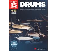 First 15 Lessons - Drums Book/Online Media