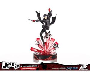 First 4 Figures Persona 5 - Figurine Joker - 30.5cm - Edition Collector -Licence Officielle, Noir