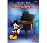 First 50 Disney Songs – Piano facile : Recueil de partitions pour piano solo – Hal Leonard – Poche
