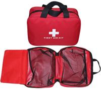 First Aid Bag Empty, Waterproof Durable First Aid Kit Bag Empty With Zippered,First Responder Storage Medicine Emergency Bag For Home Office Kitchen Outdoor Travel Camping Activities