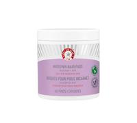 First Aid Beauty Coussinets incarnés avec BHA et AHA - Traitement quotidien - Soulage les brûlures de rasoir, prévient les poils incarnés et apaise les irritations - 60 tampons