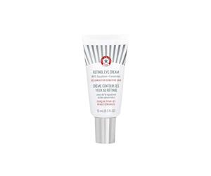 First Aid Beauty - Crème contour des yeux au rétinol avec squalane + céramides, sérum encapsulé au rétinol pour peaux délicates, aide à améliorer l'apparence des rides et ridules, sans danger pour les