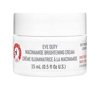 First Aid Beauty Eye Duty, Crème Hydratante Contour des Yeux, Illuminatrice au Niacinamide (15ml), Revitalise et Éclaircit, Soin Visage pour Femmes