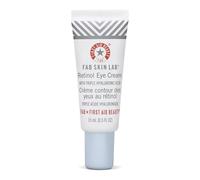 First Aid Beauty FAB Skin Lab, Crème Liftante et Raffermissante pour les Yeux au Rétinol et Trois Acides Hyaluroniques (15 ml), Revitalise et Illumine