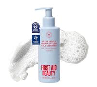 First Aid Beauty Nettoyant Visage Ultra Doux Crème-en-Mousse - Démaquillant Visage avec Avoine Colloïdale & Glycérine, pour Peaux Sensibles, Acnéiques et à Imperfections, 177 ml