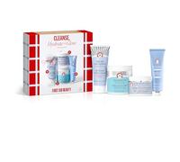 First Aid Beauty Nettoyer, Hydrater & Illuminer - Kit Essentiels Quotidiens - 4 Favoris - Pure Skin Face Nettoyant 56,7g | Facial Radiance Pads 60 | Ultra Repair Crème 113,4g | Rescue Barrier Baume 28