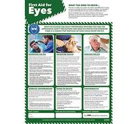 First Aid for Eyes | Affiches de santé et de sécurité | Papier laminé brillant 420 mm x 594 mm (A2) | Tableaux muraux des bureaux de santé et de sécurité | Tableaux éducatifs par Daydream Education